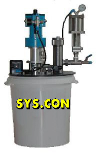 Kaltleim-Kolbenpumpe